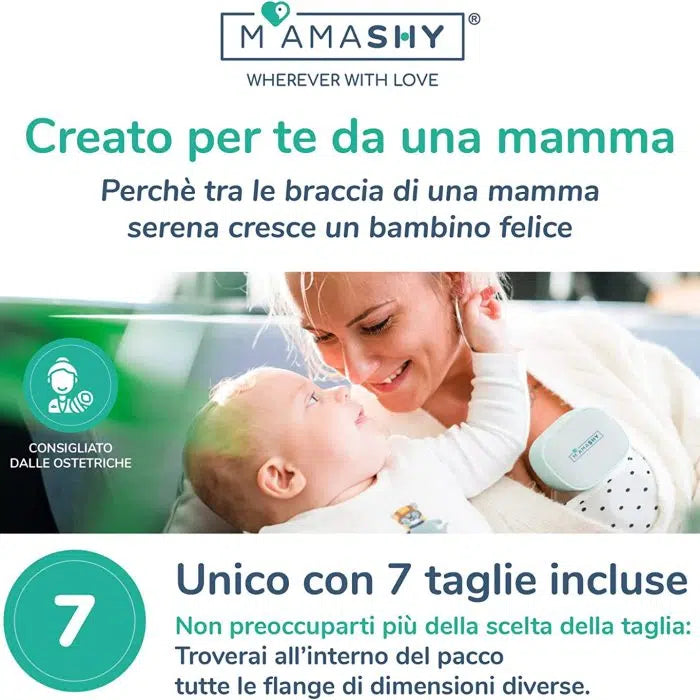 MAMASHY BOX      - 1 Tiralatte Singolo   - 1 Mama Keep   - 1 Mama Shells